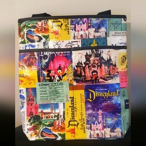 Disney100 Tote Bag 15.5"x14.5" Vintage printed